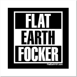 Flat Earth Focker Posters and Art